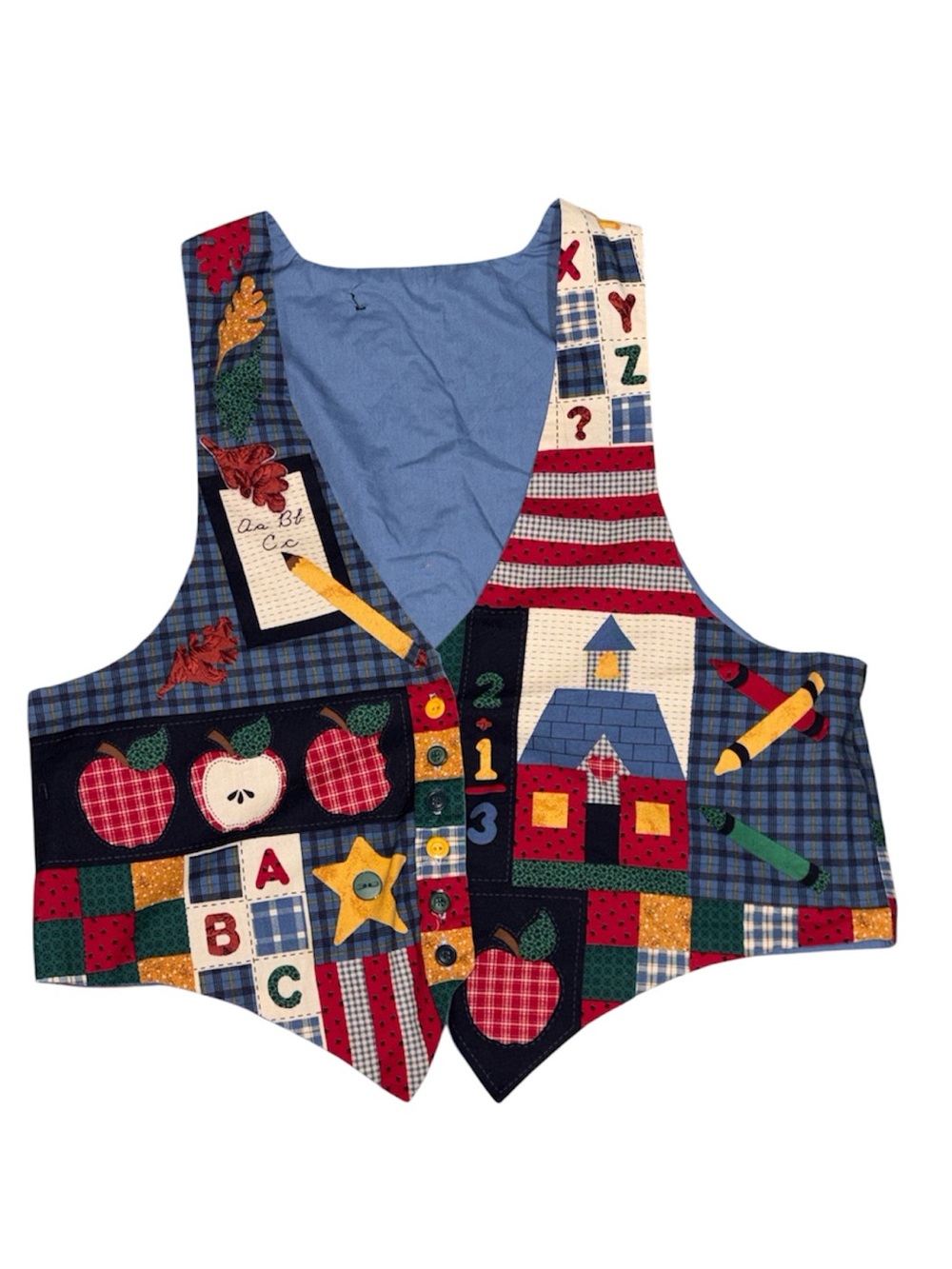 HANDMADE Teacher Theme Vest